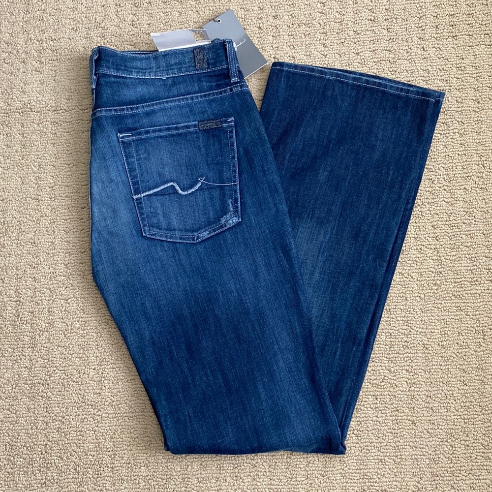 7 for all mankind-high waisted bootcut jeans-NEW!